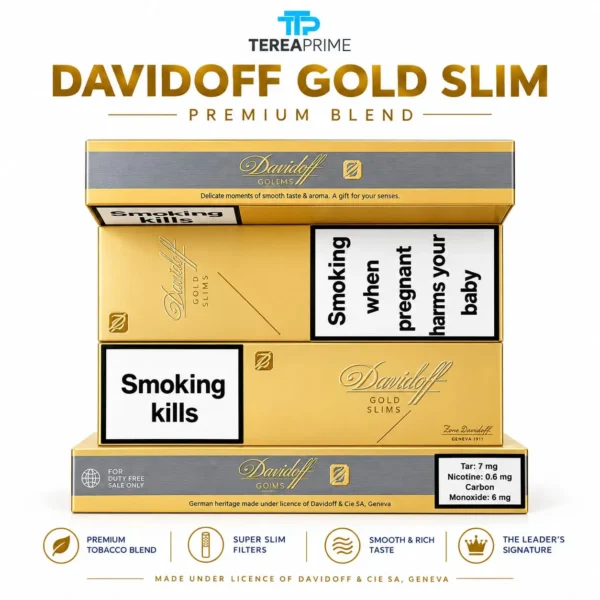 Davidoff Gold Slims Cigarettes