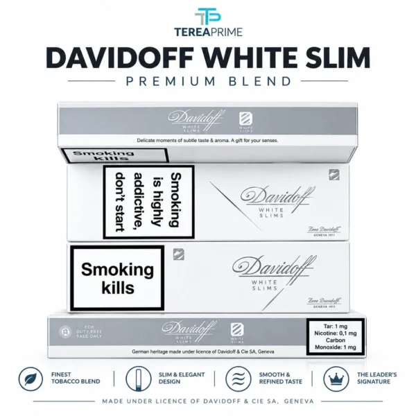 Davidoff White Slims UAE | Original Slim Cigarettes