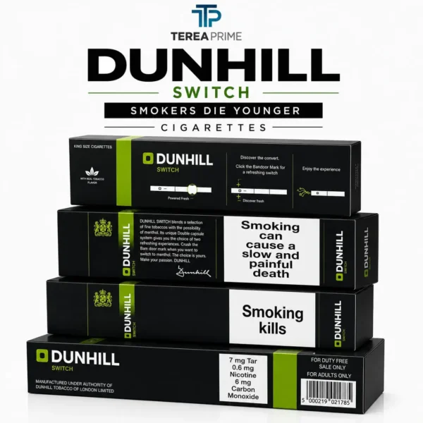 Dunhill Switch Green UAE | Original Fine Cut Cigarettes