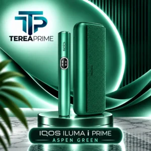 IQOS ILUMA i PRIME Aspen Green: Premium Heated Tobacco Device
