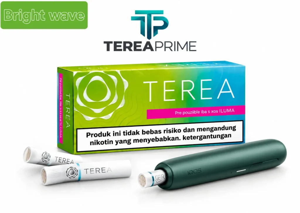 IQOS TEREA Bright Wave Indonesian: Fresh Menthol Heated Tobacco Sticks