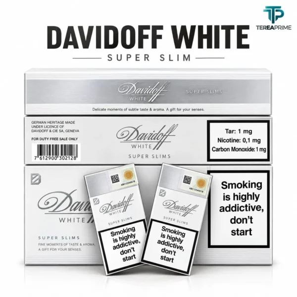 Davidoff White SuperSlims UAE | Original Slim Cigarettes