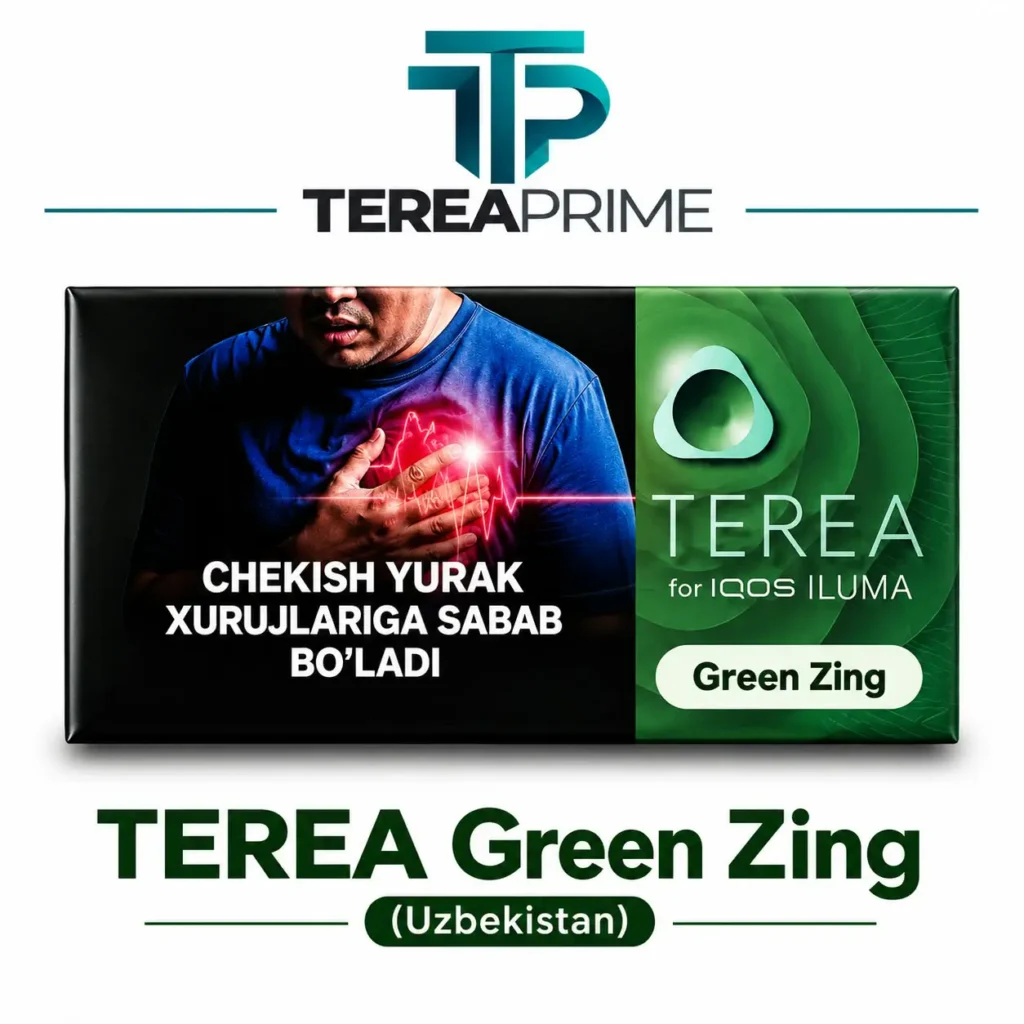 IQOS TEREA Green Zing uzbekistan